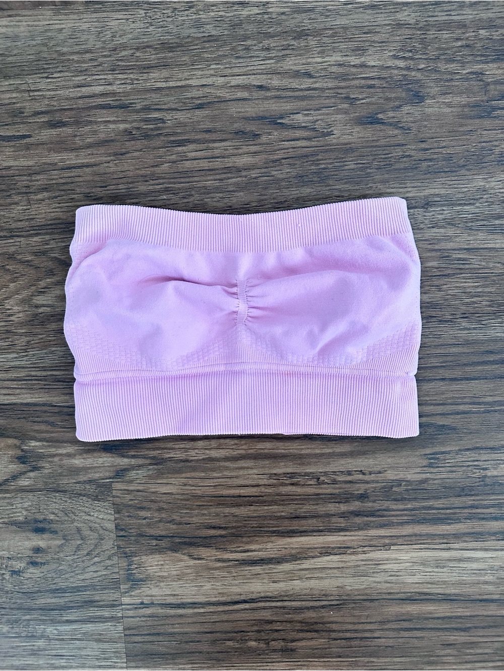 Bombshell Sportswear Pink Seamless Bandeau Tube Top
